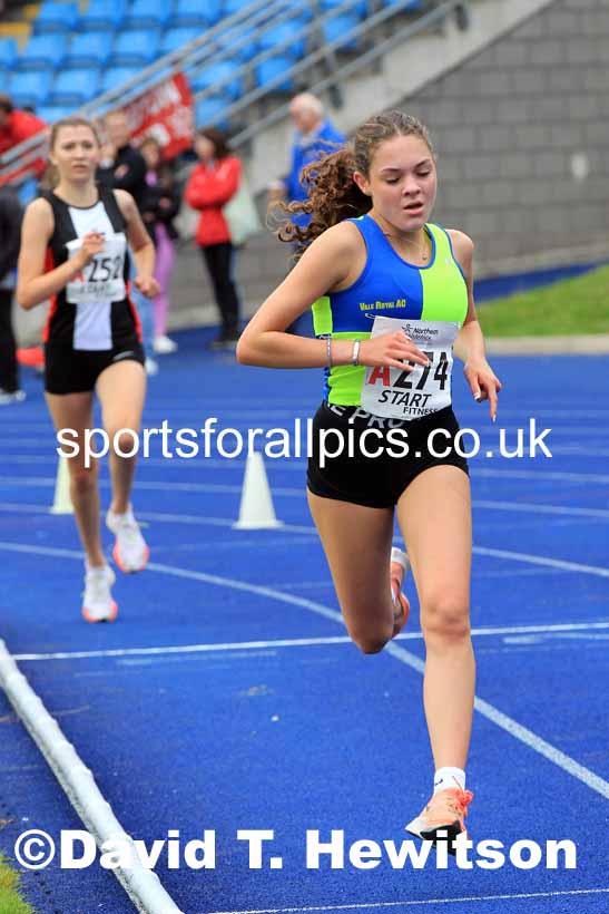 Womens under-17s 2022 Northern Road Relays, SportsCity, Manchester. Photo: David T. Hewitson/Sports for All Pics